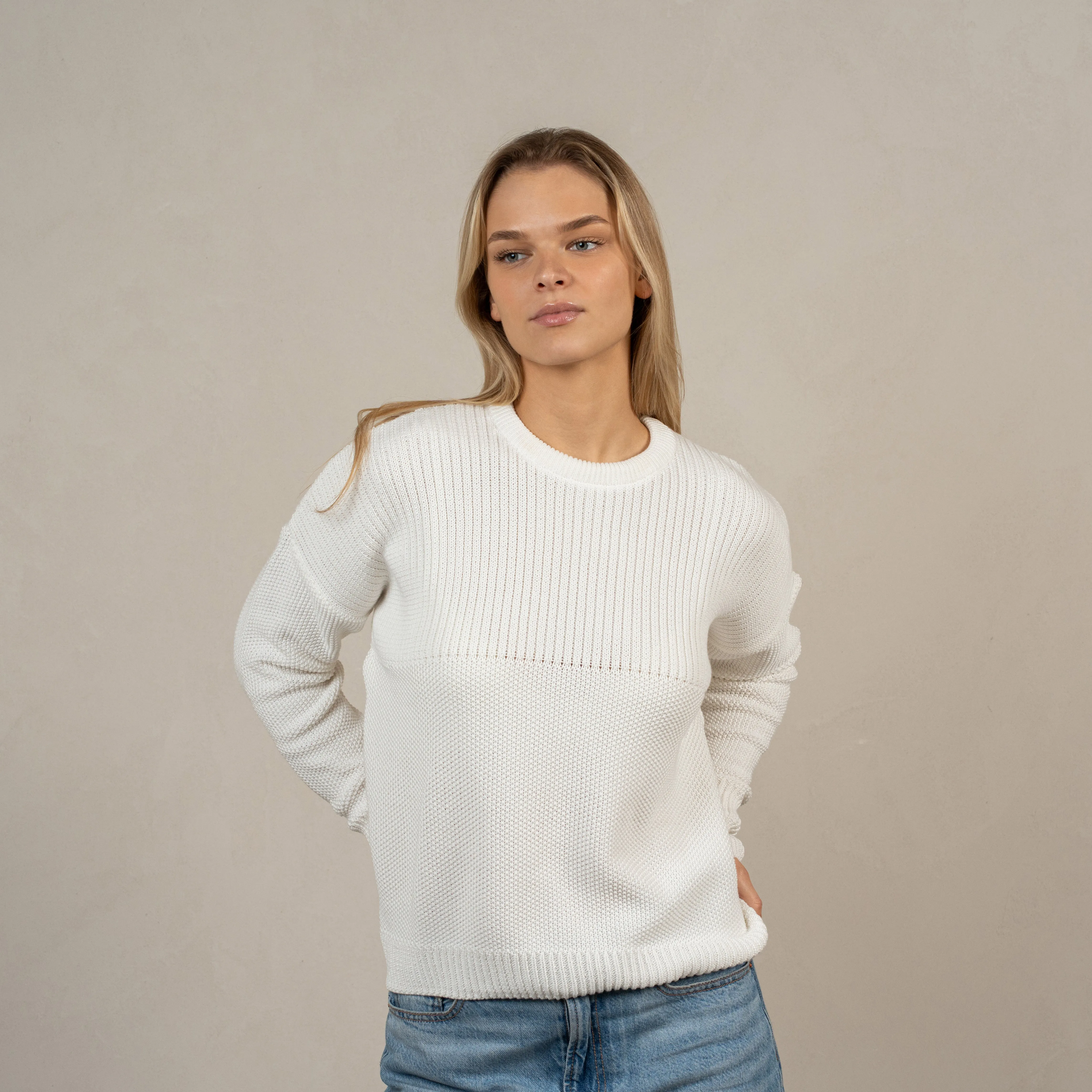 Women's Knit Cotton Sweater Sonata